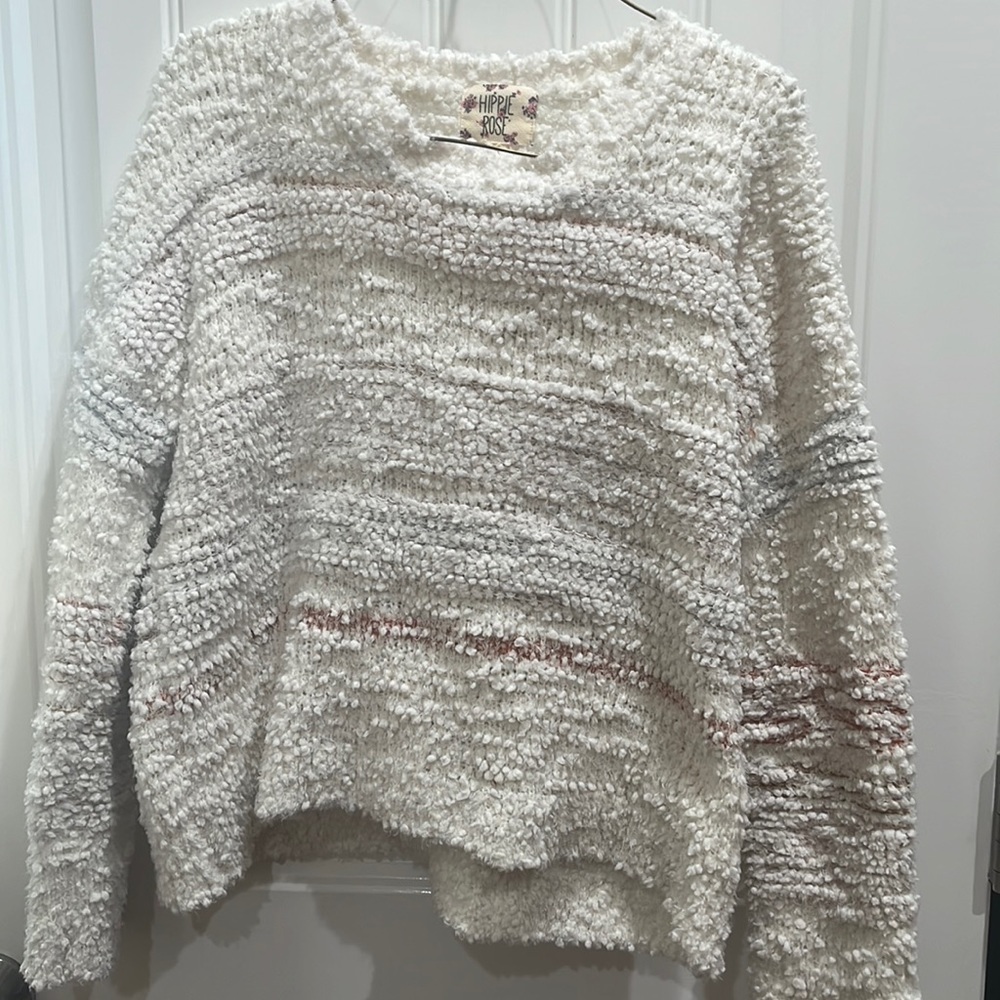 Hippie Rose Sweater medium,(Juniors)